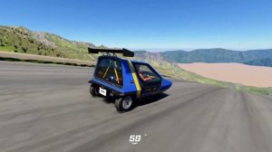 Безумная гонка под уклон: максимум скорости, максимум разрушений🔥 | BeamNG.drive тест#12