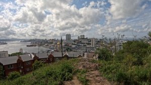 Владивосток. Панорамы с Алексеевской сопки: Золотой мост!