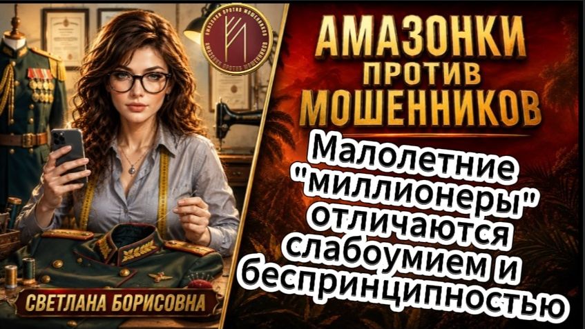 СВЕТЛАНА БОРИСОВНА / ТЫКАЛА НОСОМ, КАК ШКОДЛИВЫХ КОТЯТ /  Телефонное мошенничество