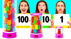 100 Слоев Еды Челлендж # Эпичные Кулинарные Лайфхаки от DaRaDa Challenge