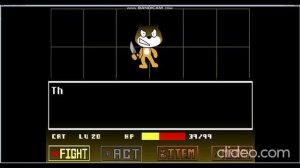 Scratch кот Undertale прохождение 1 и 2 фазы