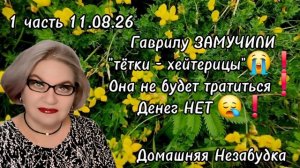 1 часть. Гаврилу ЗАМУЧИЛИ «тётки - хейтерицы»😭❗️Она не будет тратиться❗️ДЕНЕГ НЕТ 😪 ❗️