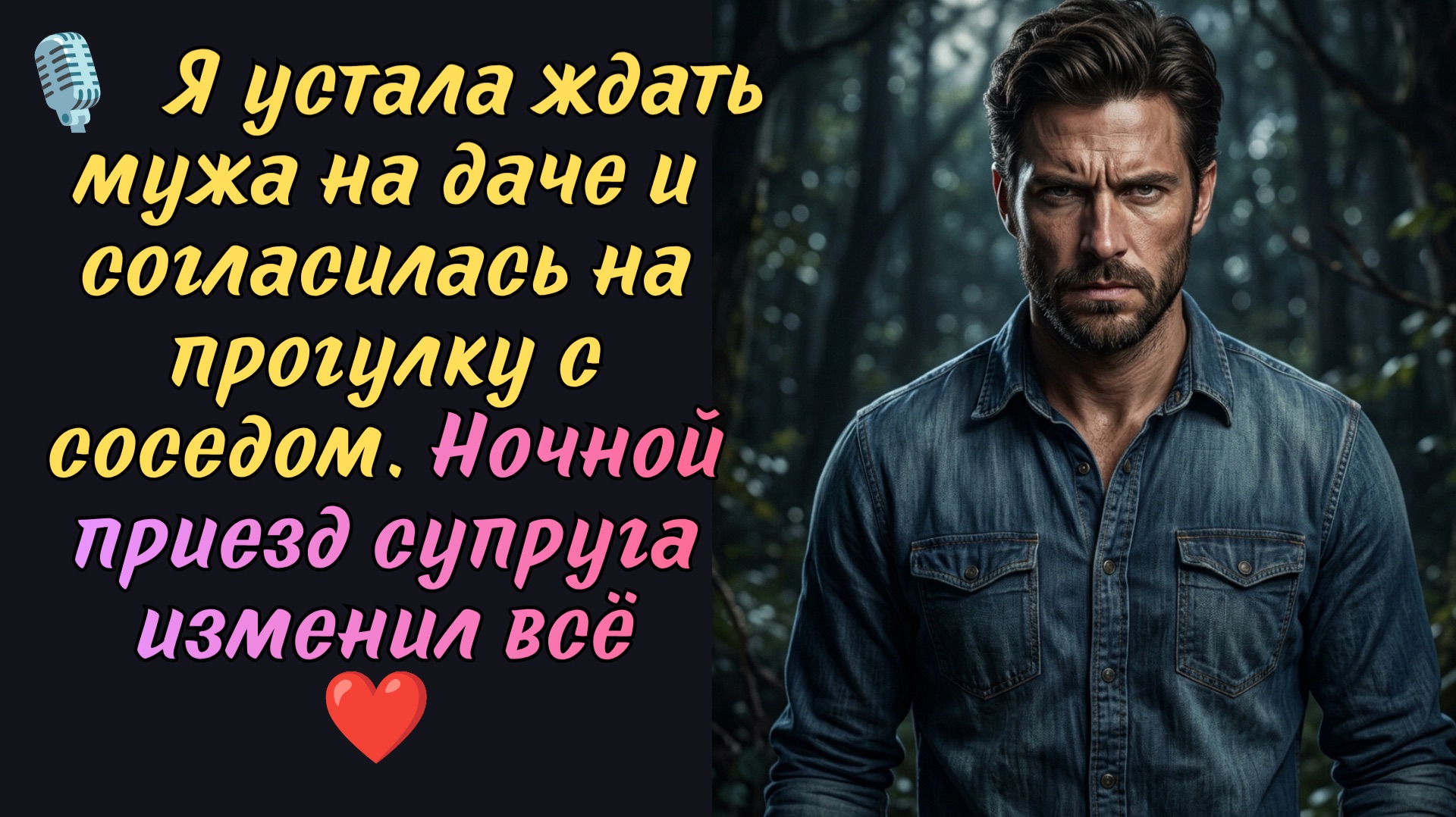 Я устала ждать мужа на даче и согласилась на прогулку с соседом. Ночной приезд супруга изменил всё.