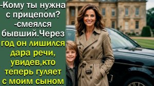 -Кому ты нужна с прицепом?-смеялся бывший. Через год он лишился дара речи, увидев, кто теперь...