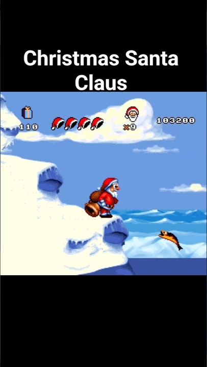 Christmas Game Claus Super Nintendo Snes Ретро аркада