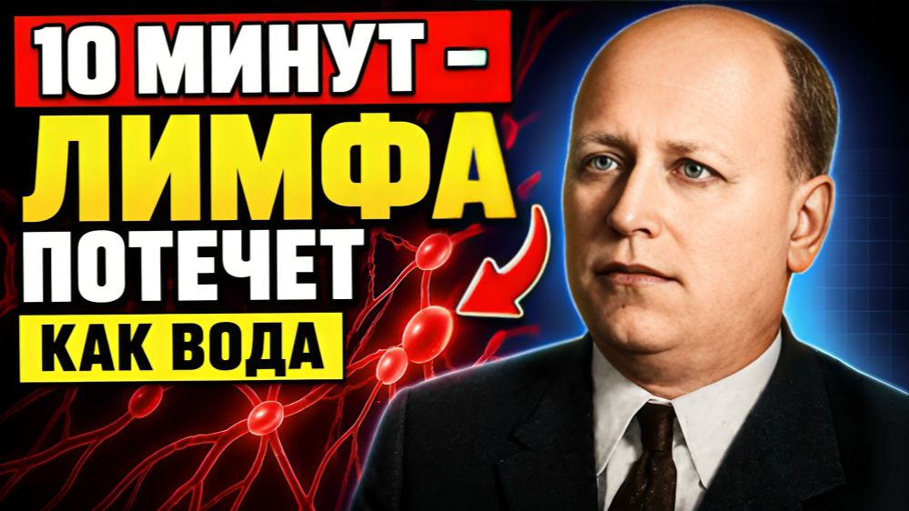 Тяжёлые Ноги и Отёки Уйдут: 5 Движений Для Разгона Лимфы. Советский Метод Академика Жданова