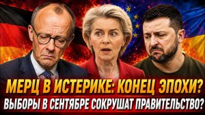 В ЕС паника Сентябрьские выборы в ФРГ могут завершиться отставкой Мерца