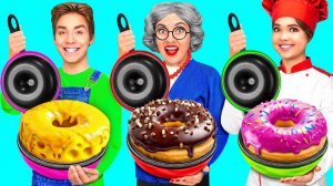 Кулинарный Челлендж# Я против Бабушки # Битвы с Едой от Fun Fun Challenge