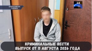 Криминальные новости выпуск от 11 августа 2026 года