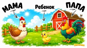 Развивающее видео для детей: Учим животных, формы и цифры!