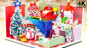 Миниатюрный картонный домик своими руками № 14 💝Постройте мини-домик для встречи Рождества со с
