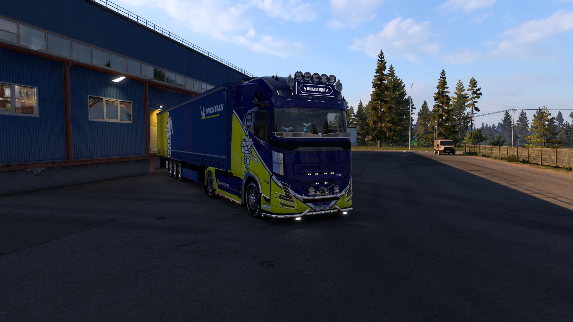 Euro Truck Simulator 2 V.1.60 Катим по дороге с музыкой.