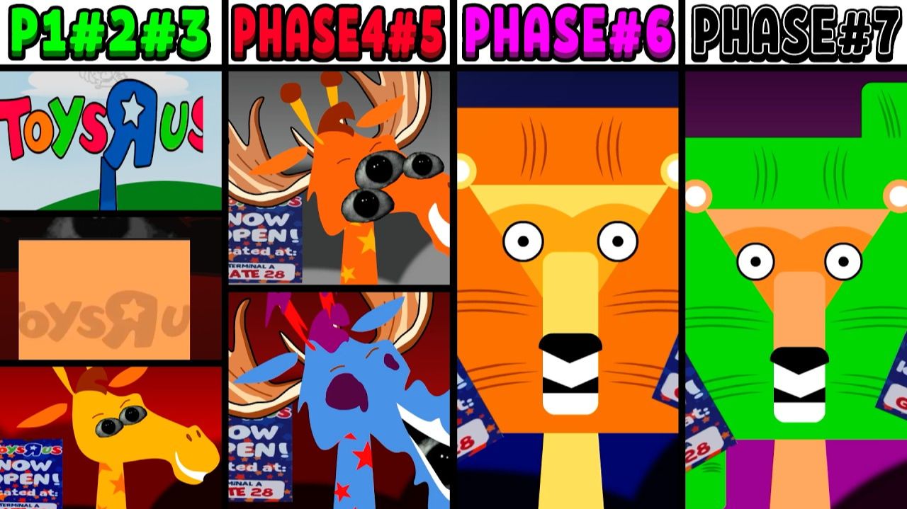 INCREDIBOX SPRUNKI: ВСЕ ФАЗЫ НОВОГО ОС TOYS R US! 🧸✨ ОТ 1 ДО 7! 🚀🌀
