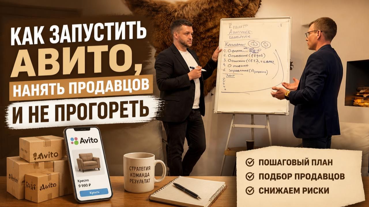 Как запустить АВИТО, нанять продавцов и не прогореть