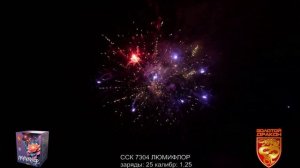 ССК 7304 Батарея салютов ЛЮМИФЛОР (1,25*25) ЗД
