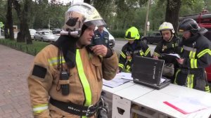 В Абакане прошли пожарно-тактические учения в гостинице «Азимут»