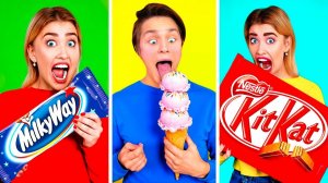 Гигантские Сладости Челлендж # Потрясающие Кухонные Лайфхаки от Ideas4Fun Challenge