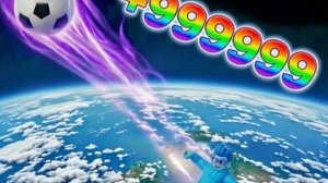 Пнул мяч в космос в Roblox!