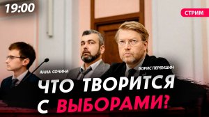 Что творится с выборами? [Первушин и Сочина. СТРИМ]