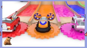Машинки. Изучаем цвета и учимся считать.