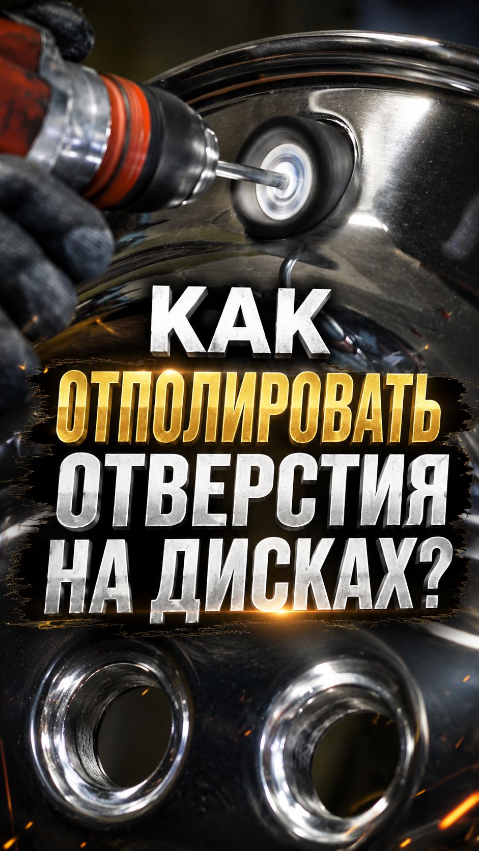 Как и чем полировать отверстия на грузовых дисках?