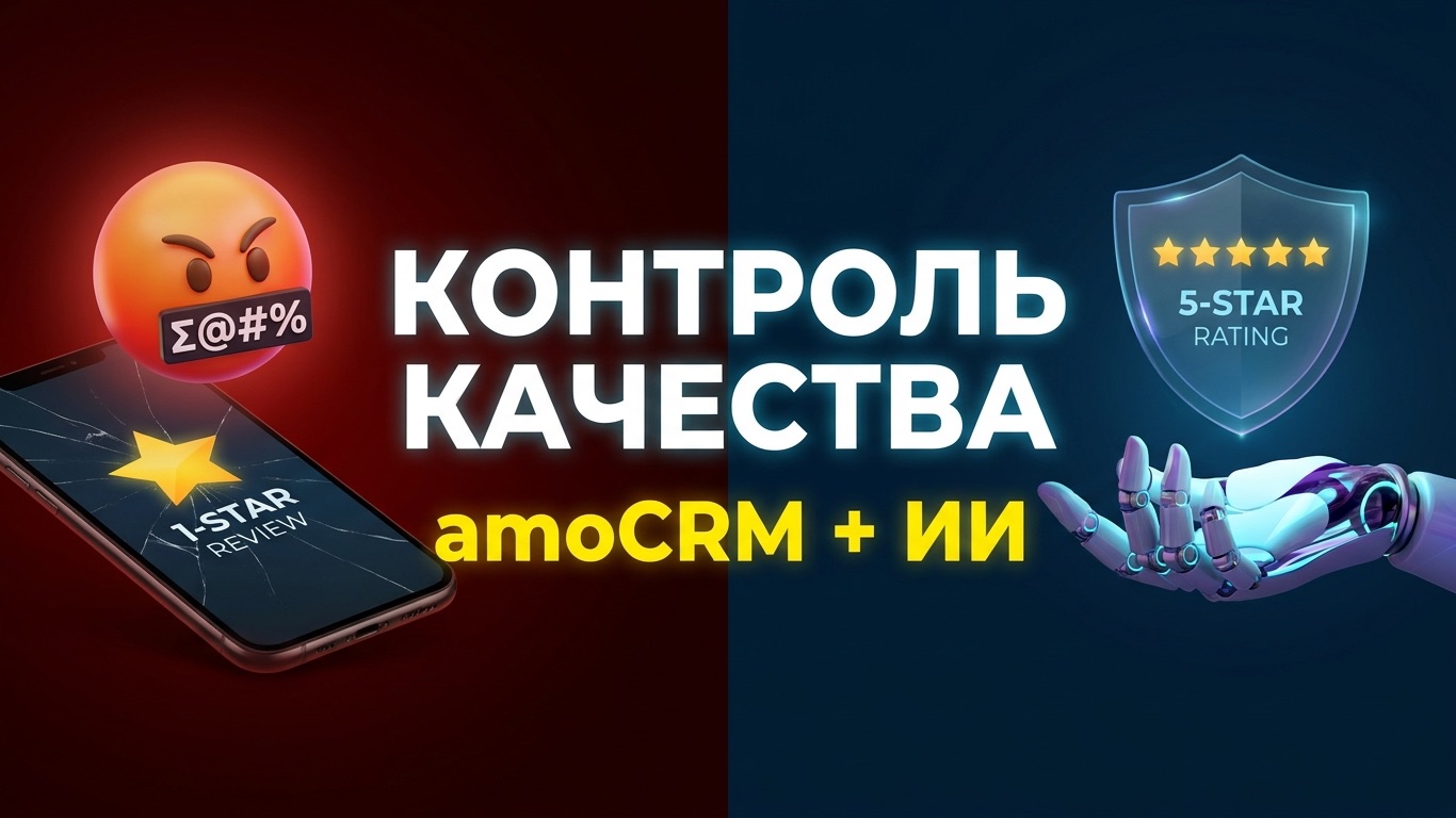 Почему уходят клиенты? ИИ-бот для AmoCRM, который собирает отзывы и находит косяки менеджеров