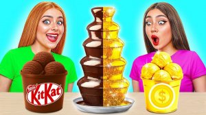 Шоколадный Фонтан Челлендж # Вкусные Рецепты c Funny DO Challenge