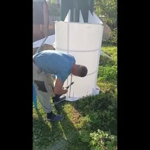 Монтаж кессона и оборудования скважины