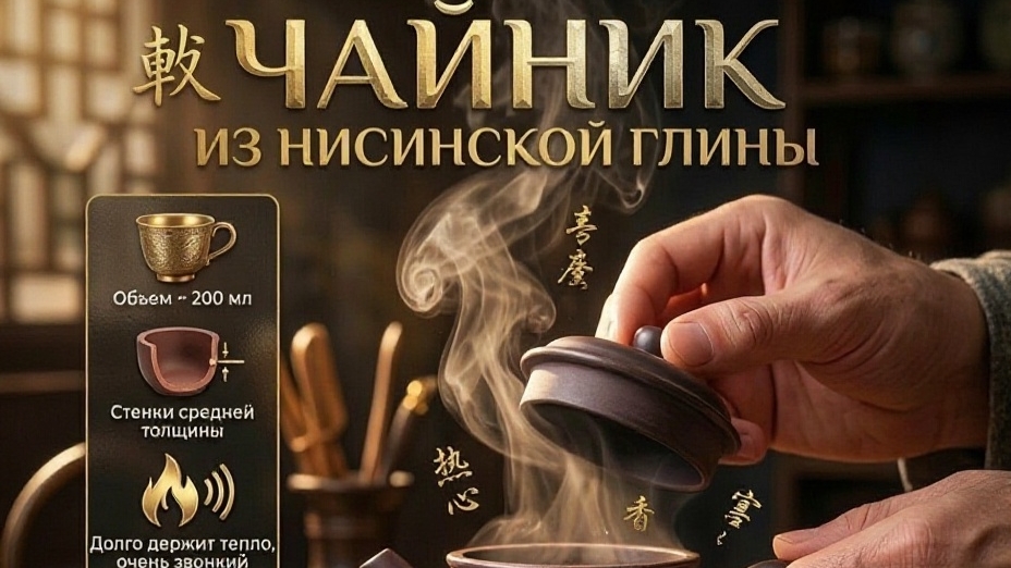 Заварочный чайник из Нисинской глины