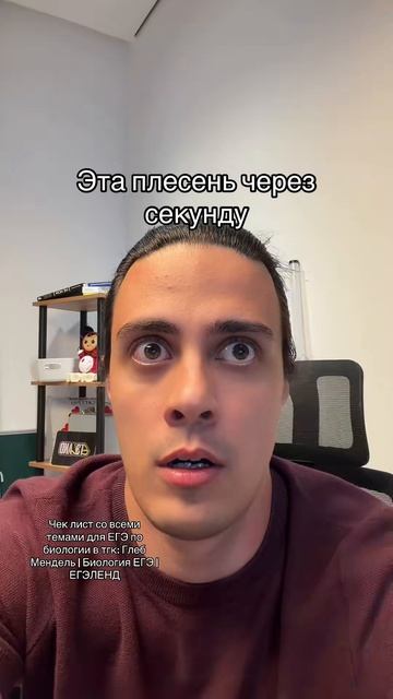 Реакция биологички…😨Забирай ПЛАН ПОДГОТОВКИ к ЕГЭ по биологии по ссылке в шапке профиля!