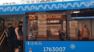 Автобус Лиаз-4292.60 следует по маршруту 125
