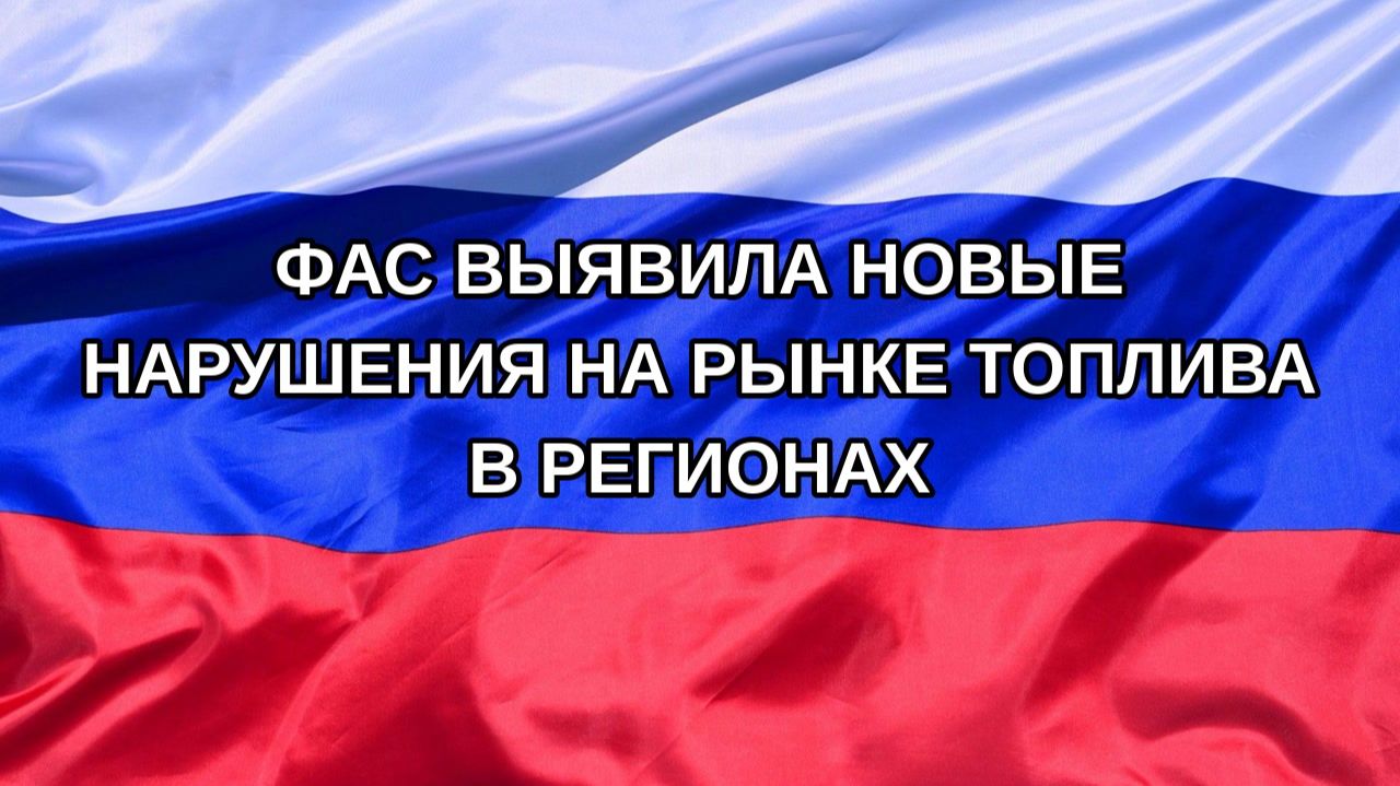 |Н. РФ| ФАС выявила новые нарушения на рынке топлива в регионах