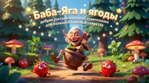 👵🍓🌿 Баба-Яга и ягоды — добрая русская народная аудиосказка для малышей о лесных секретах ✨🐾