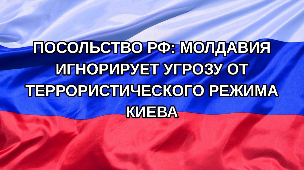 |Н. РФ| Посольство РФ: Молдавия игнорирует угрозу от террористического режима Киева