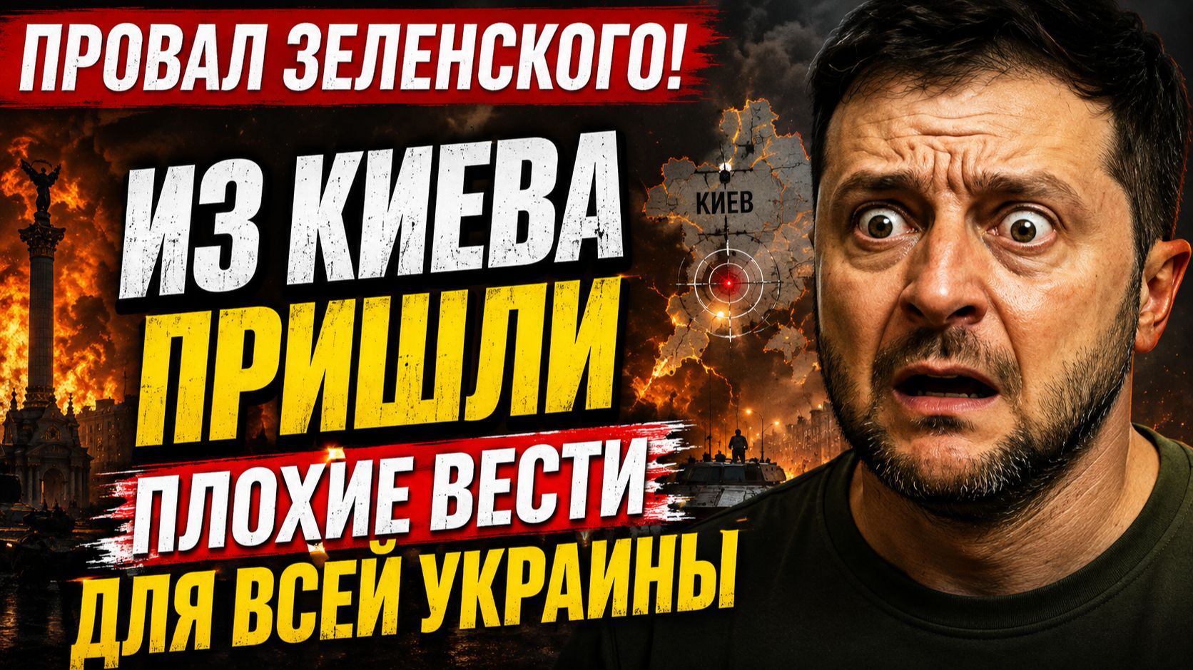 Провал Зеленского! Из Киева Пришли Плохие Вести для Всей Украины