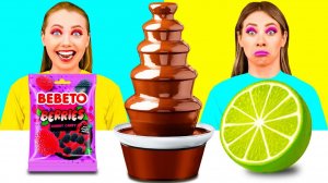 Шоколадный Фонтан Челлендж # Веселые Кухонные Трюки от MeMeMe Challenge