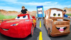 Я создал автомобили Pixar в реальности. Молния Маккуин