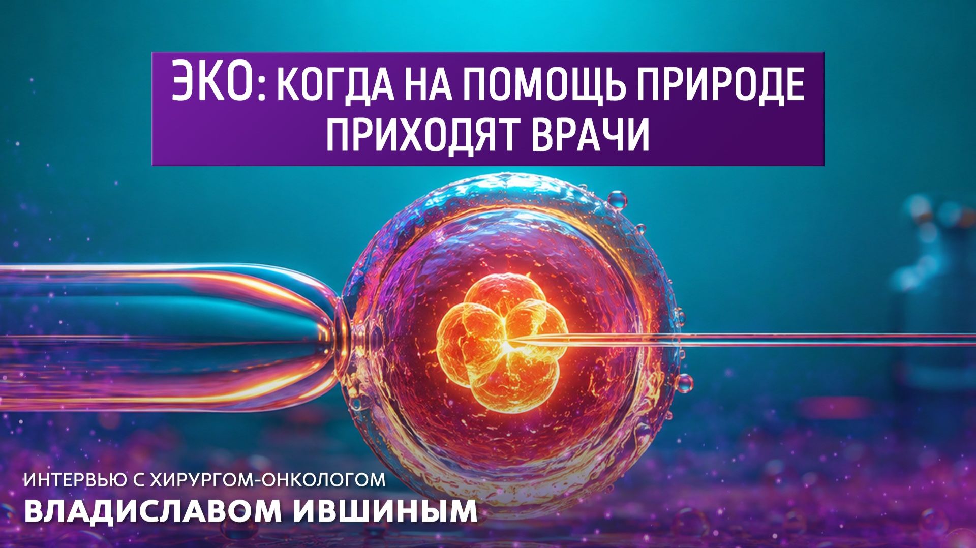 ЭКО: когда на помощь природе приходят врачи. Интервью с хирургом-онкологом Владиславом Ившиным