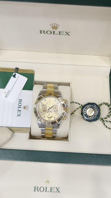 Биколорная Rolex Daytona с бриллиантами 💎