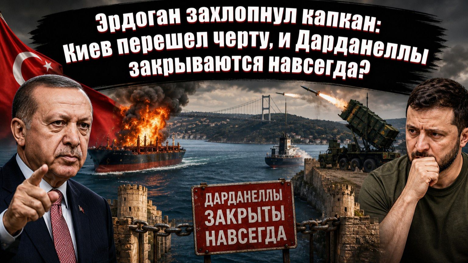 🔥 Украина трещит по швам: ПВО на нуле, а Турция закрывает проливы!