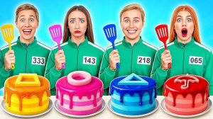 Кулинарный Челлендж в Игре в Кальмара 2 _ Смешные Челленджи с Едой