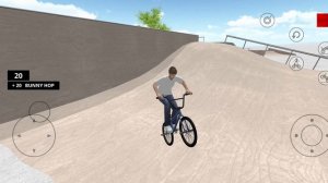 тестю игру для трюков bmx spase