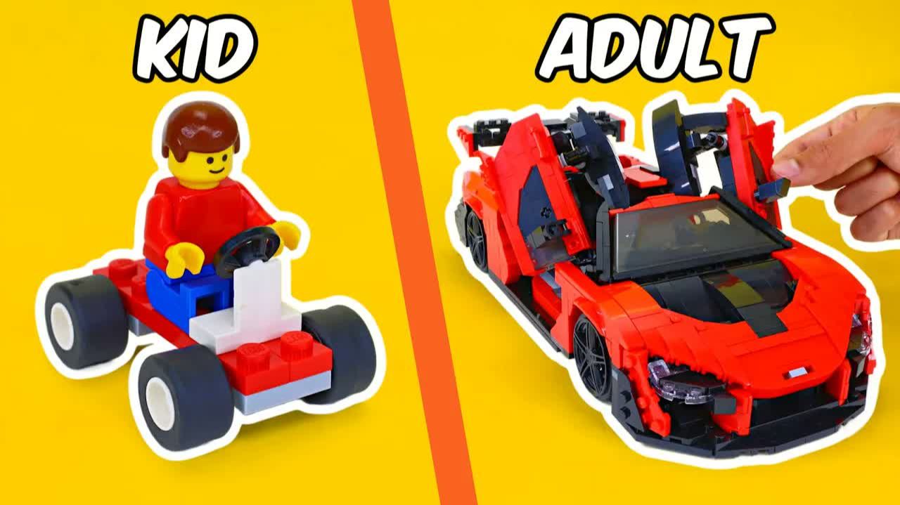 РЕБЕНОК Vs ВЗРОСЛЫЙ LEGO-строитель...