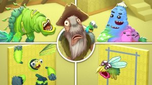 Остров Закулисья - Все Монстры, Звуки и Анимации (Фанмейд, My Singing Monsters, Мои Поющие Монстры)