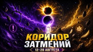 Коридор затмений с 12 по 28 августа. Особые знаки судьбы.