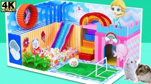 Игровая площадка для хомяков своими руками из картона 💝 Миниатюрная игровая площадка с горкой «