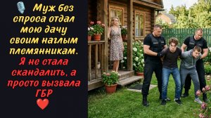 «Я тут муж, кому хочу — разрешаю!»: Как наглые родственники поплатились за захват моей дачи.