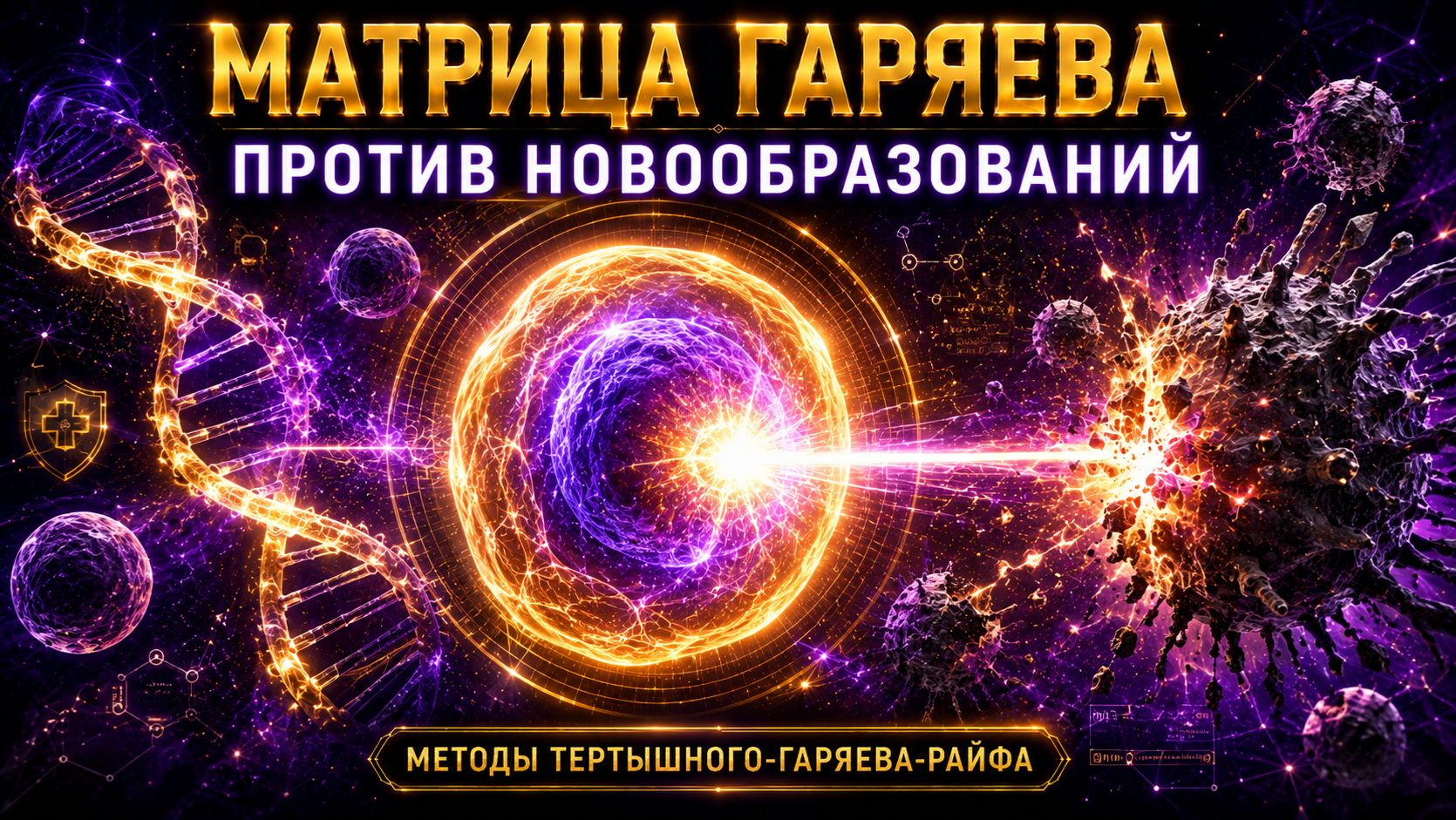 🔥 МАТРИЦА ГАРЯЕВА. ПРОТИВ НОВООБРАЗОВАНИЙ По технологиям Тертышного–Гаряева–Райфа ⚡️🧬
