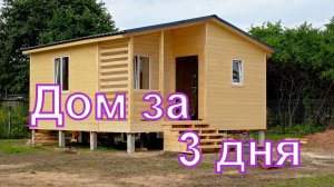 Мне построили дом  за 3 дня. ( 4 серия по новой даче)