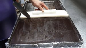 сладкое желе ручной работы из красной фасоли - корейская уличная еда
